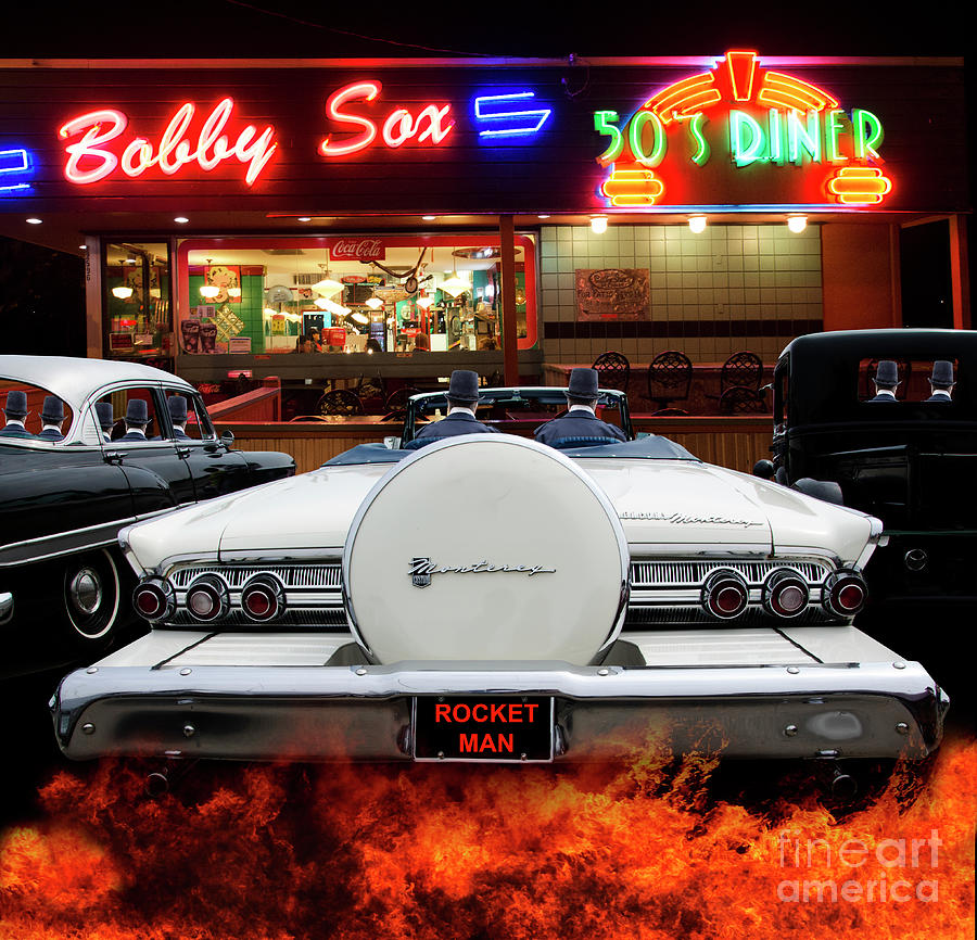 Landscape Photograph - Rocket Man Wants a Double Grilled Burger by Bob Christopher