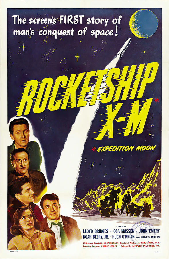 Space Mixed Media - Rocketship X-M, 1950 by Movie World Posters