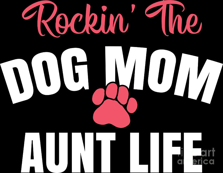 Dogs 365 Rockin Mom & Aunt Life English Cocker Spaniel Dog Throw Pillow 18x18 Multicolor