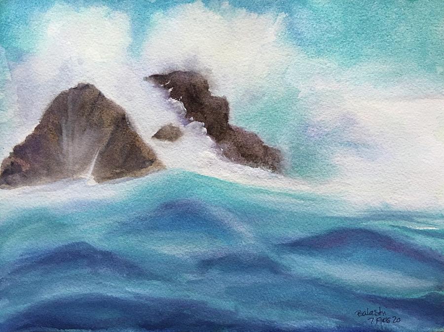 Rock n' Water Painting by Belinda Balaski - Fine Art America