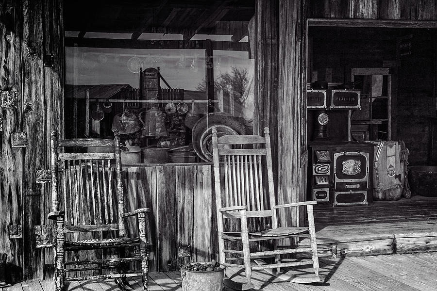 Rocking Chairs Photograph by Jack and Darnell Est