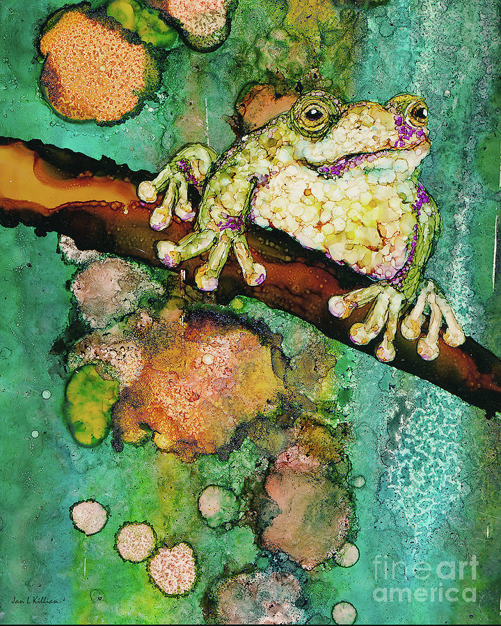 Rocking Frog Painting by Jan Killian