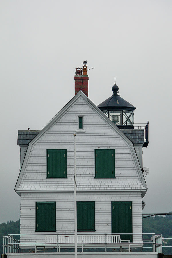 Rockland Breakwater Lighthouse Photograph by Denise Kopko