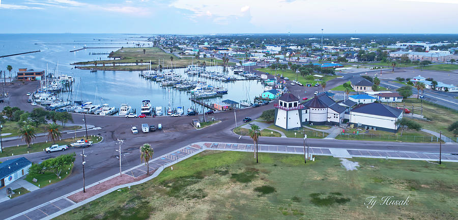 Rockport Harbor and Texas Maritime Museum Photograph by Ty Husak