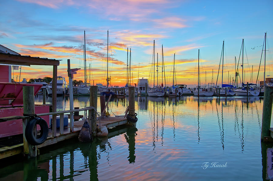 Rockport Harbor Sunrise Photograph by Ty Husak