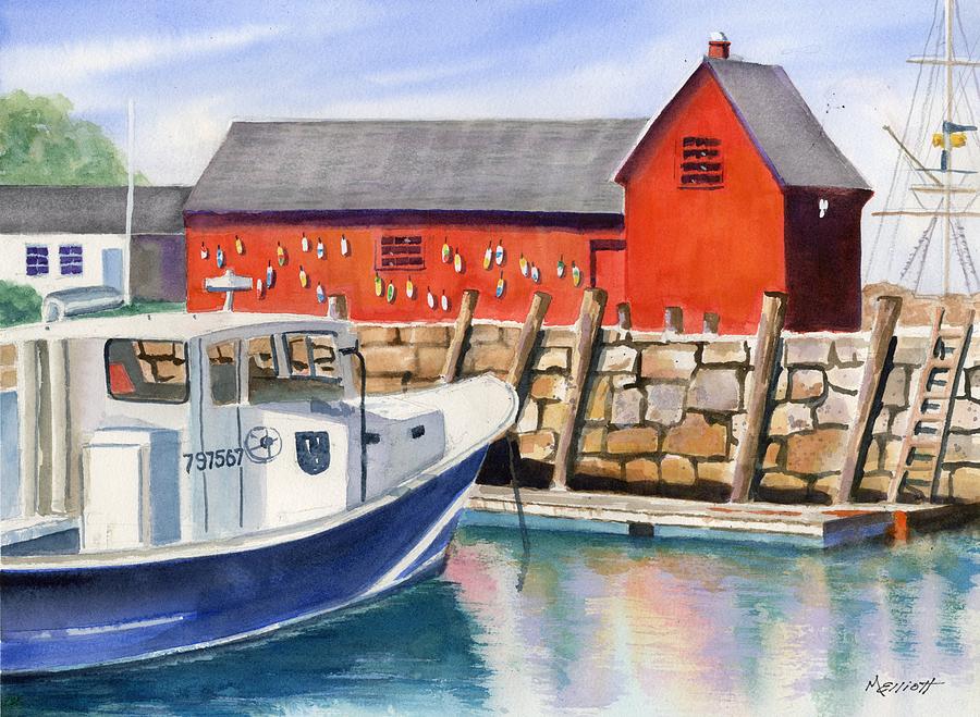 Rockport, Maine Painting by Marsha Elliott