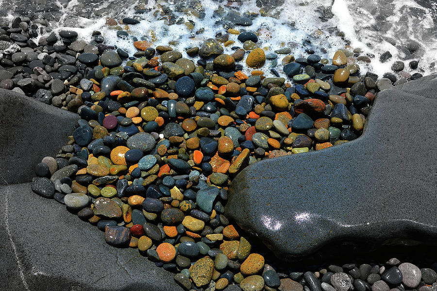 Rocks Along The Shore Photograph