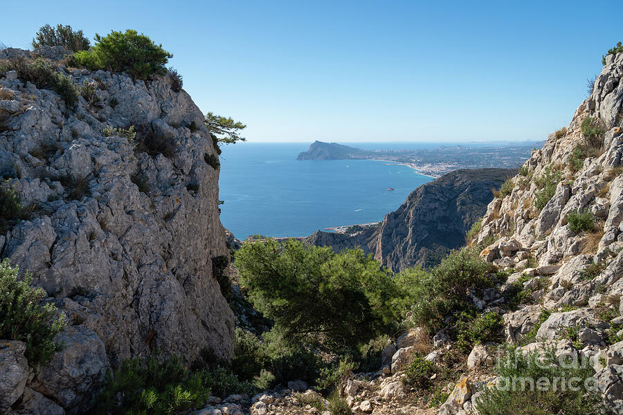 Rocks And Mediterranean Coast In Benidorm Photograph