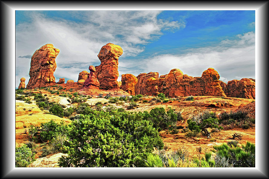 Rocks at Arches Photograph by Richard Risely