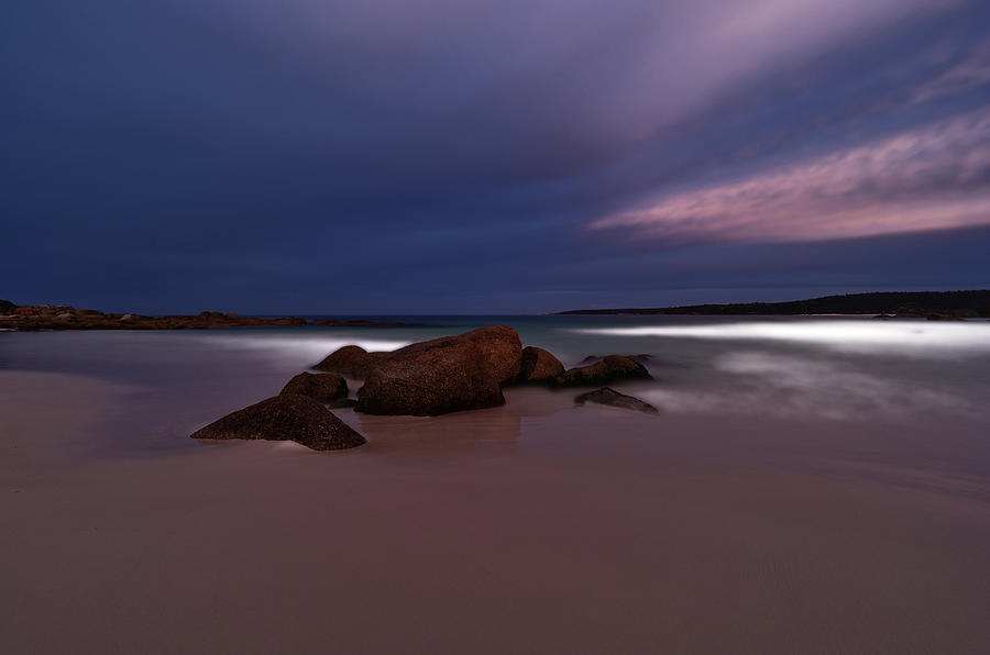 Rocks at Beer Barrel Beach, Tasmania Photograph by Imi Koetz