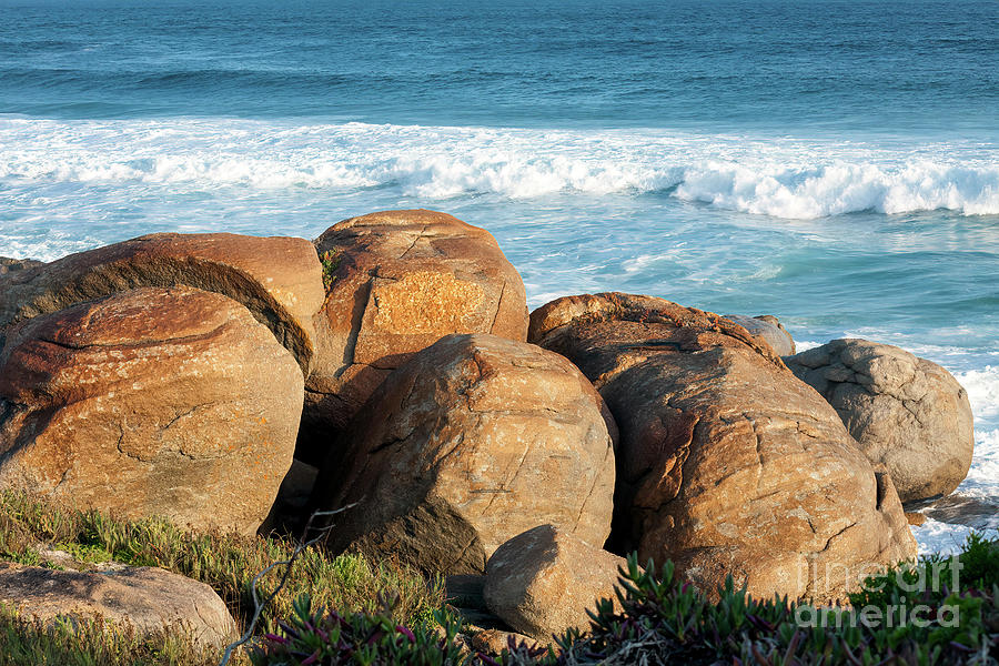 Rocks at Lights Beach, Denmark, Western Australia Photograph by Elaine Teague