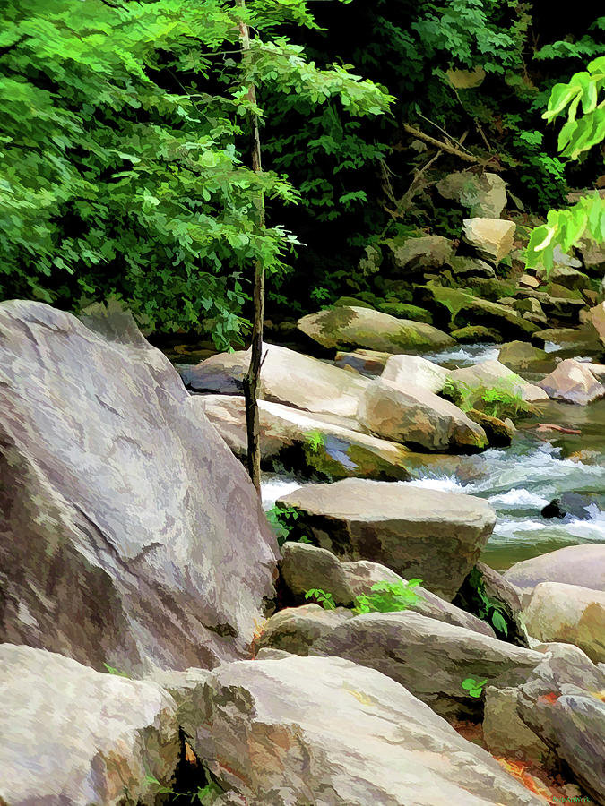 Rocks in the River Photograph by Roberta Byram