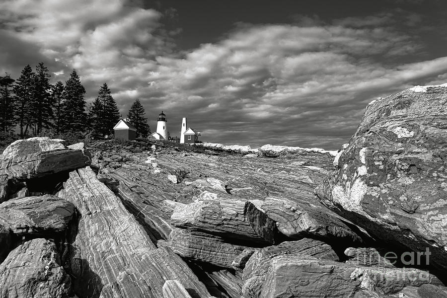 Rocks of Pemaquid  Point Photograph by Olivier Le Queinec