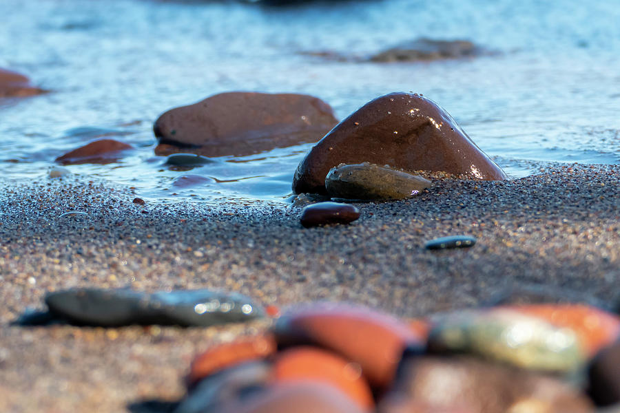 Rocks on the Beach Photograph by Sandra Js