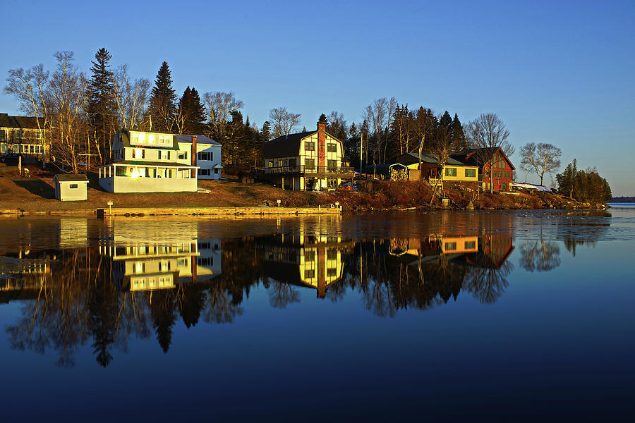 Rockwood, Maine Village Photograph by Eric Johnsen