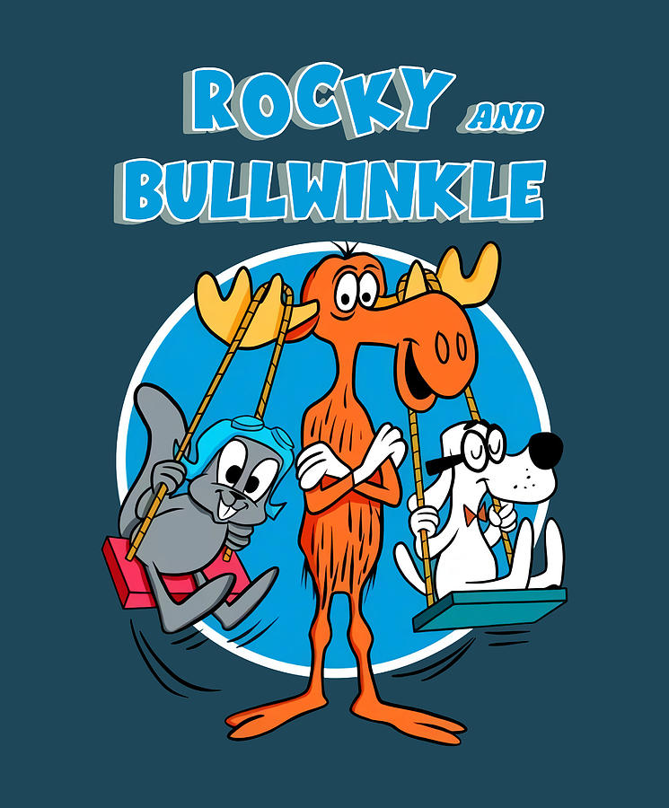 Rocky and BullWinkle V.2 Digital Art by Christine Varner - Fine Art America