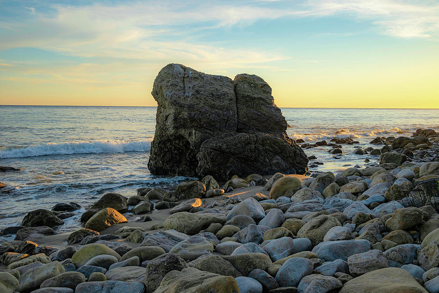Rocky Beach in Malibu California Photograph by Matthew DeGrushe