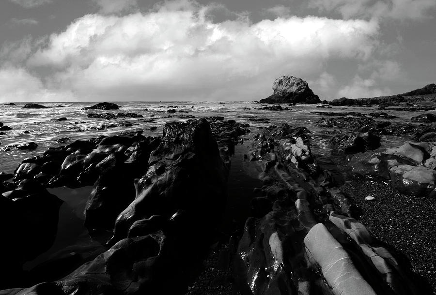 Rocky Beach - Low Tide Photograph by Walter Fahmy