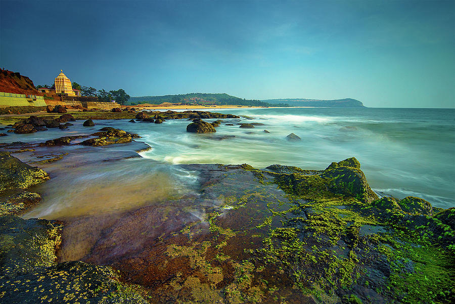 Rocky Beaches, Sea, Landscape Photograph by Amit Rane - Fine Art America