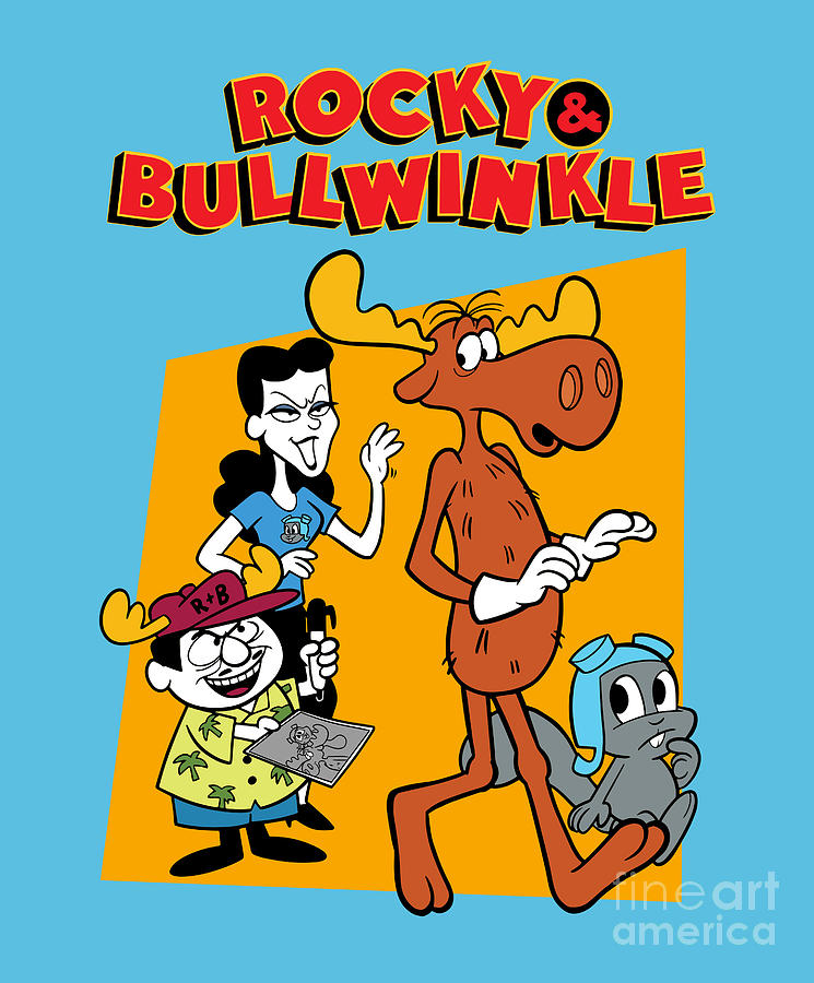 Rocky Bullwinkle Digital Art by Sheryl D Simpson - Fine Art America