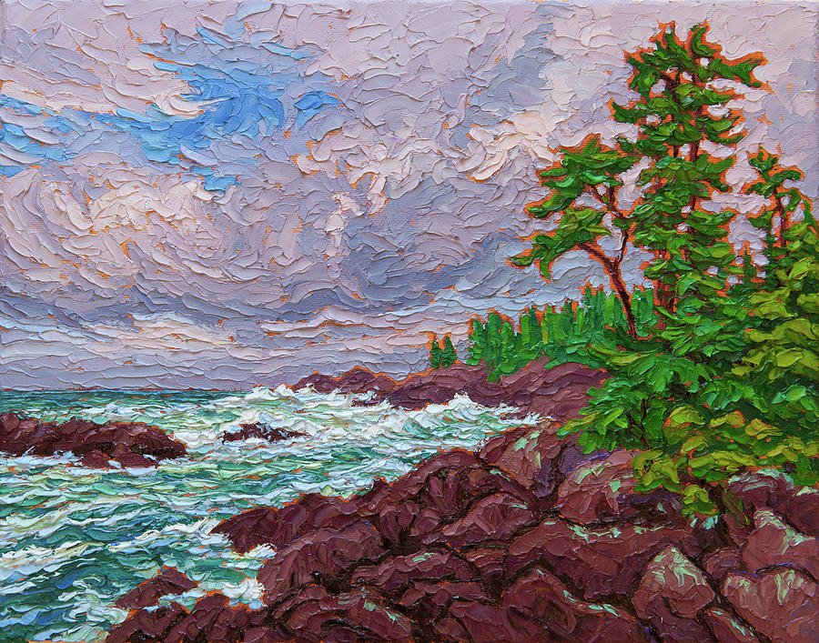 Rocky Shores, Ucluelet Painting by Rob MacArthur - Fine Art America