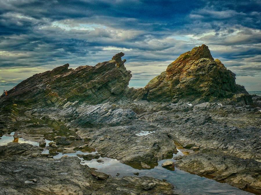 Rocky Coastline Of Tam Hai Island II Photograph by Robert Bociaga