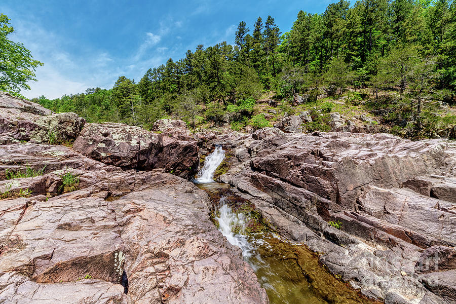 Rocky Creek Waterfall Photograph by Jennifer White