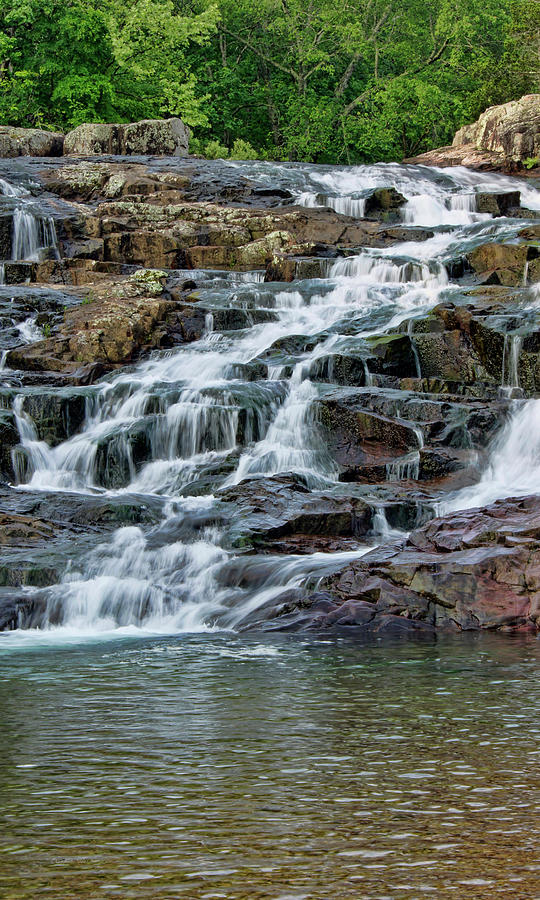 Rocky Falls in the Ozarks Photograph by Cricket Hackmann