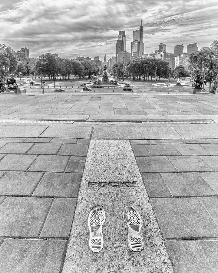 Rocky Footsteps - Philadelphia Museum of Art Photograph by Susan Rissi Tregoning
