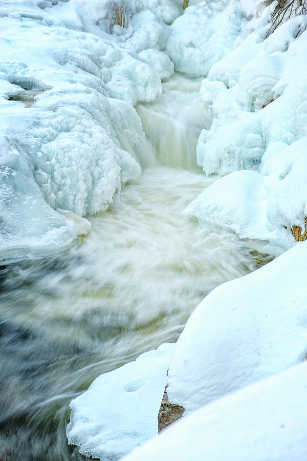 Rocky Gorge, Winter Photograph by Jeff Sinon