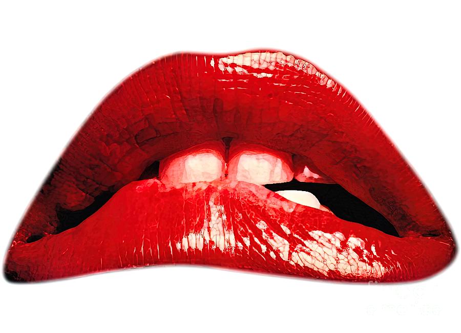 Rocky Horror Picture Show Lips Painting by Butler Phillips - Fine Art ...