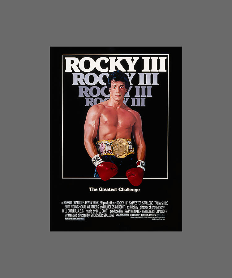 Rocky IIi Movie Poster Tapestry - Textile by Clark Chelsea - Fine Art ...