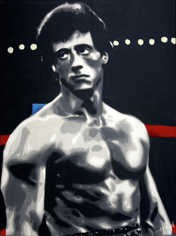 Rocky Painting by Hood MA Central St Martins London