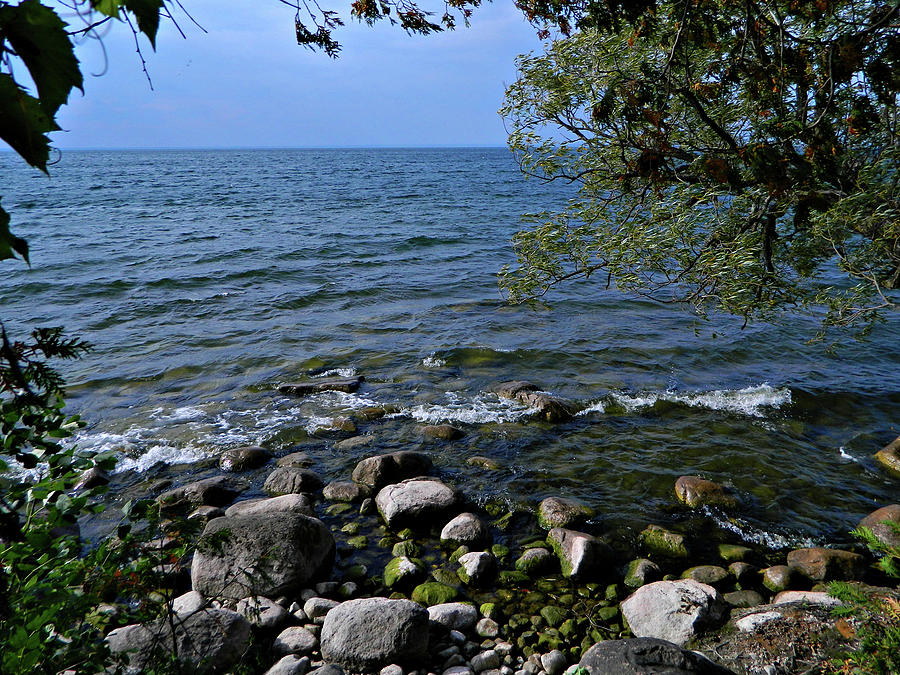 Rocky Lake Shore 2 Photograph by Cyryn Fyrcyd