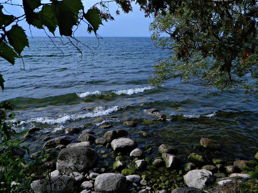 Rocky Lake Shore 3 Photograph by Cyryn Fyrcyd