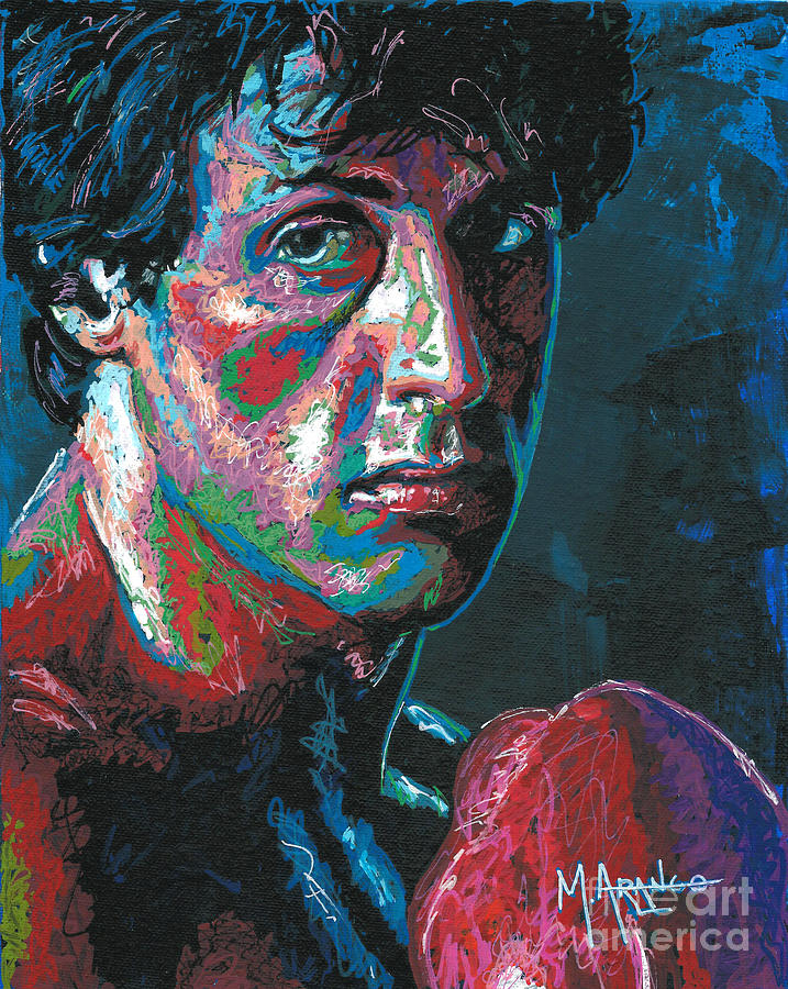 Rocky Painting by Maria Arango