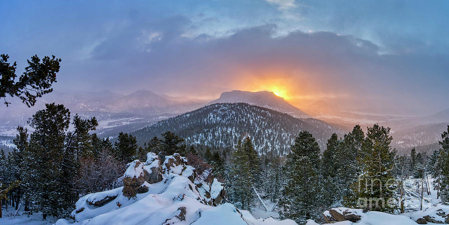 Rocky Mountain Daybreak Photograph by Brian Kamprath