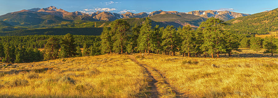Rocky Mountain National Park Photograph - Rocky Mountain Farewell Panorama by Angelo Marcialis