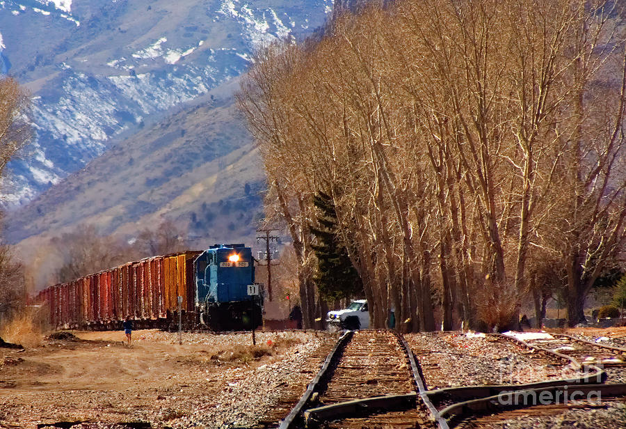 Rocky Mountain Freight Train Photograph by Steven Krull Rocky Mountain Freight Train Photograph by Steven Krull