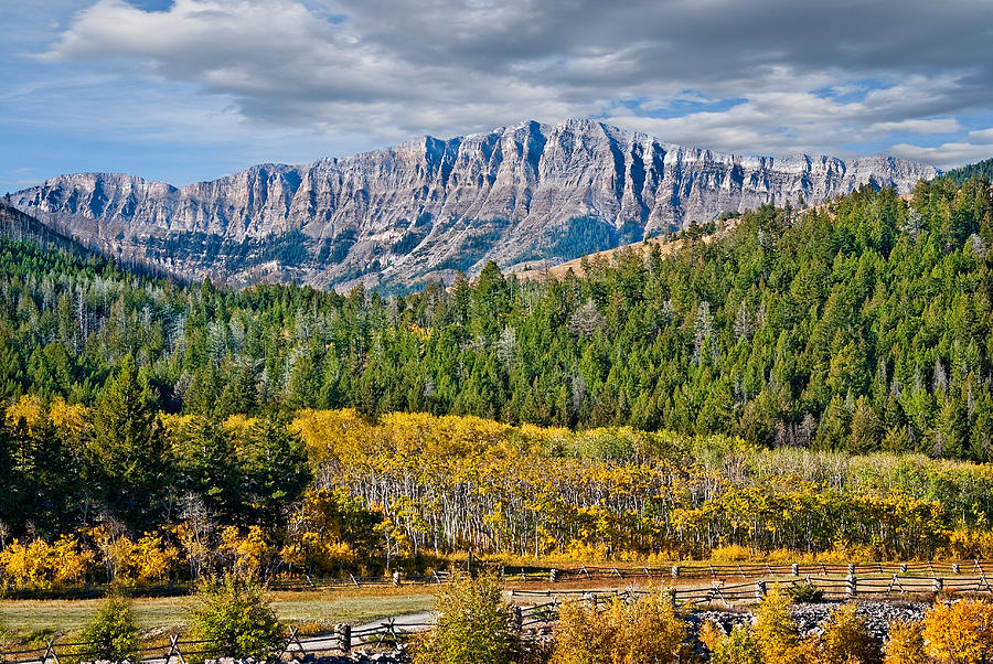 Rocky Mountain Front Range in the Fall Photograph by JeffGoulden