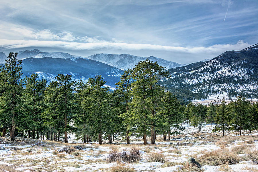 Rocky Mountain National Park Winter Day Photograph by Douglas Wielfaert