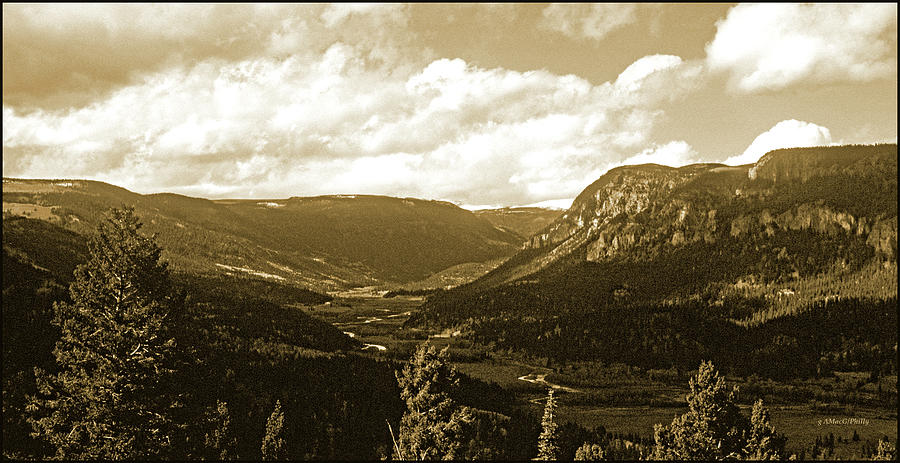Rocky Mountain Panorama, Colorado, 2001 Photograph by A Macarthur Gurmankin