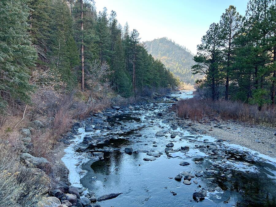 Rocky Mountain River  Photograph by Christy Pooschke