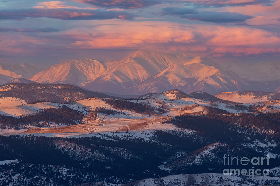 Rocky Mountain Sunrise Photograph by Steven Krull