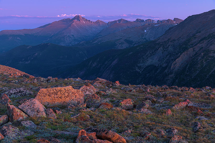 Rocky Mountain Sunset Photograph by Gary Lengyel