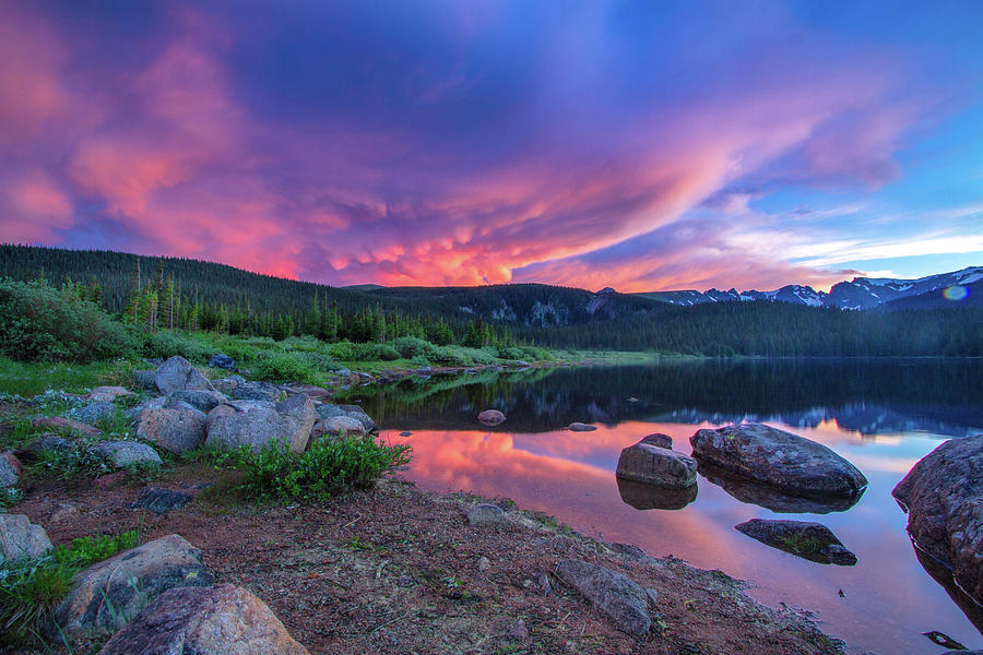 Rocky Mountain Sunset Photograph by Kristal Kraft