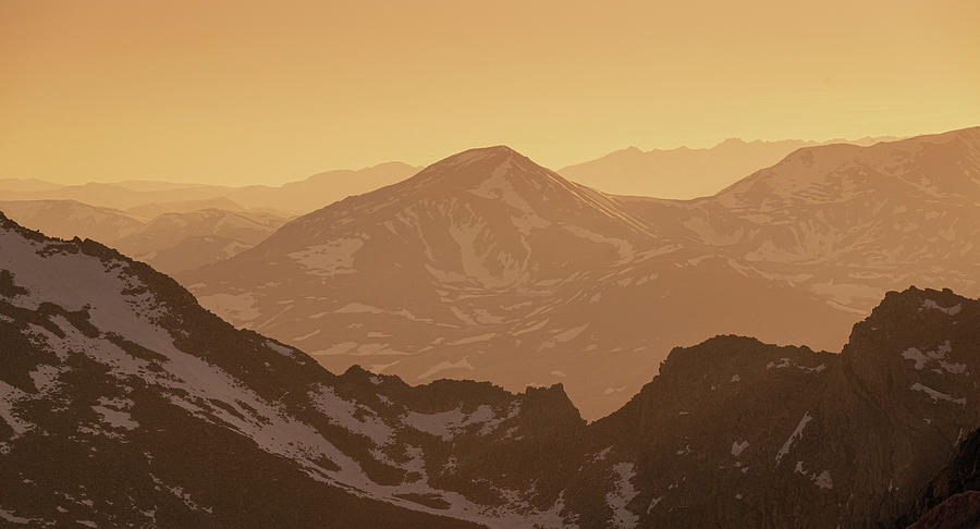 Rocky Mountain Sunset Photograph by Maresa Pryor-Luzier