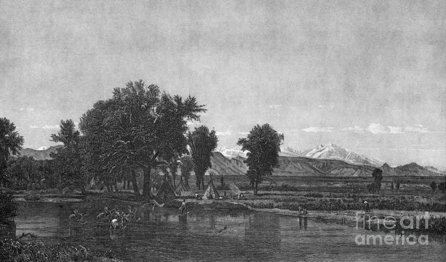 Rocky Mountains, 1874 Drawing by R Hinshelwood and W Whitteredge