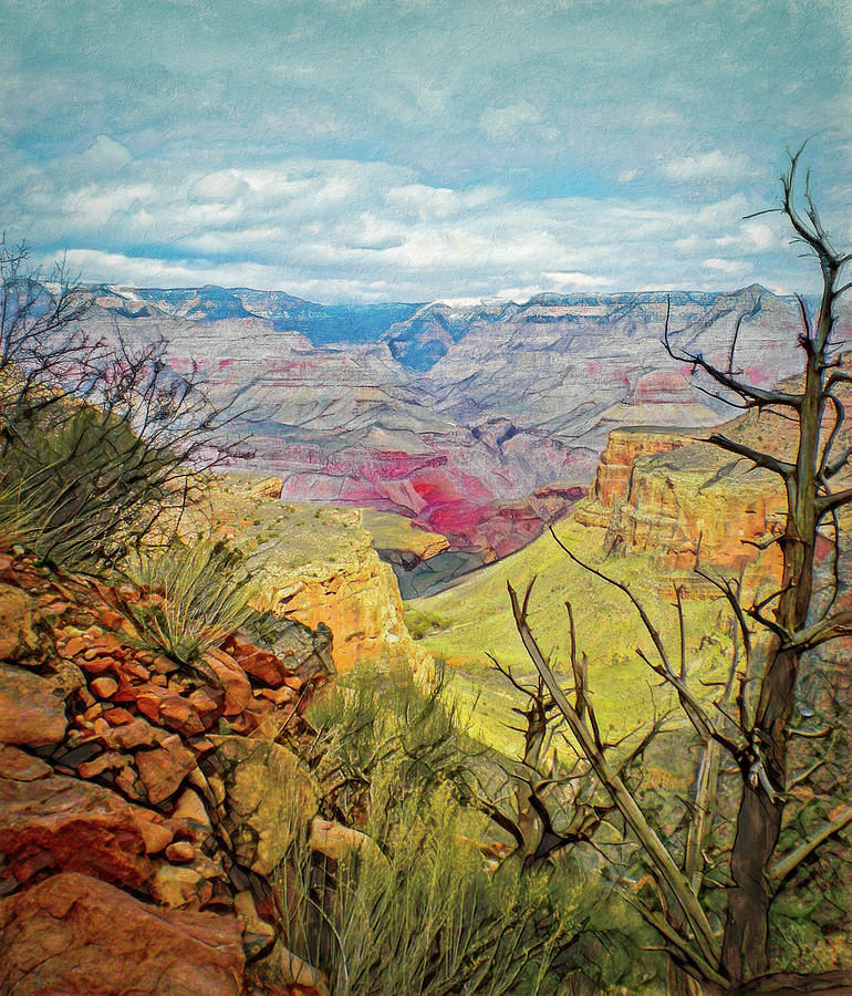 Rocky Ridge Canyon Digital Art by Kevin Lane