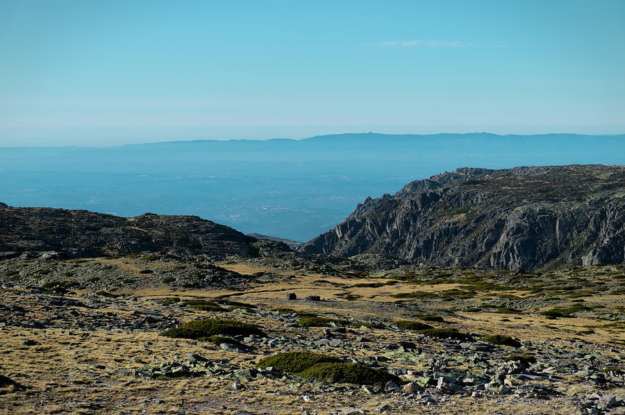 Rocky scene from the top of Serra da Estrela Photograph by Angelo DeVal